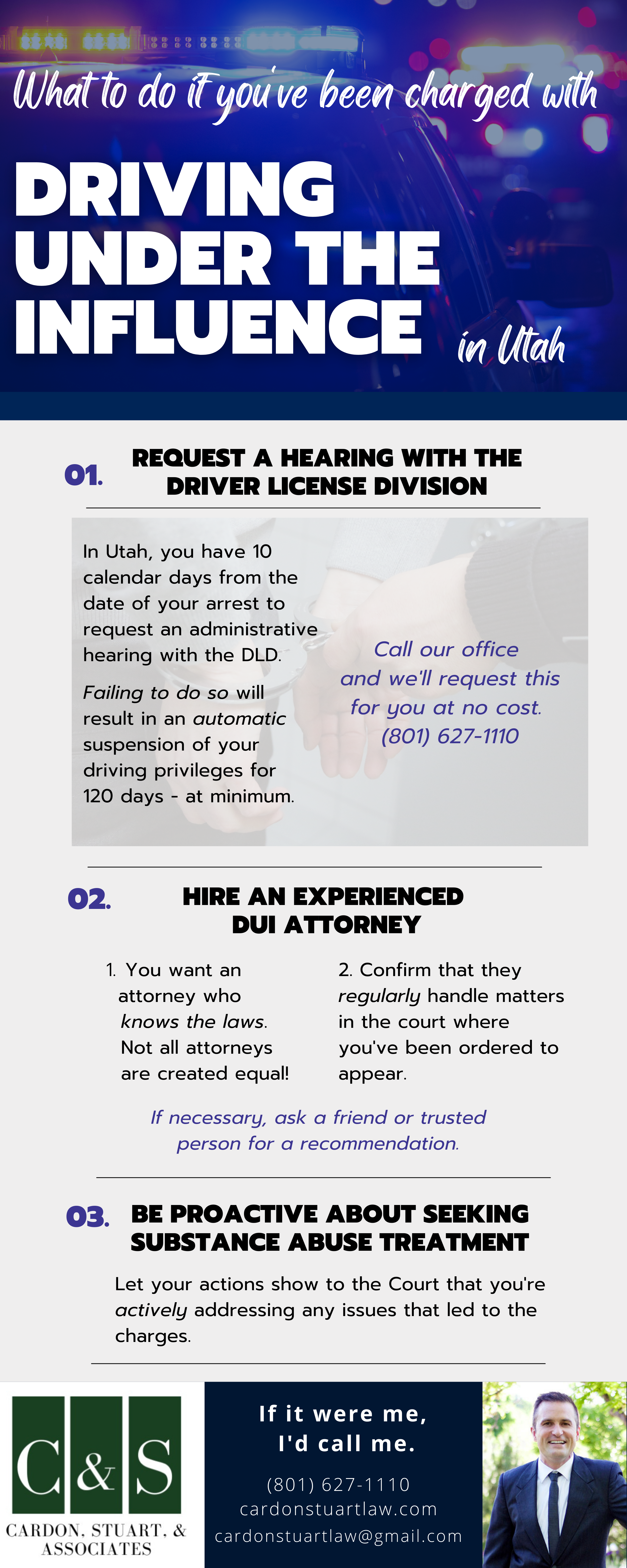 What to Do When You Have Been Charged with a DUI in Utah